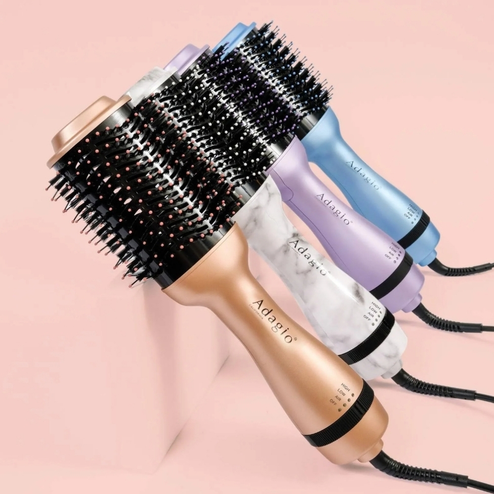 Adagio Professional Blow Out Brush Rose Gold 3"